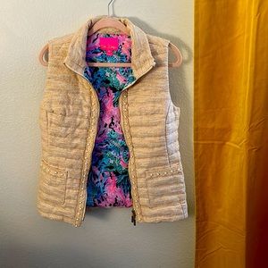 Lilly Pulitzer Pearl Vest - Light Pink - Size: Medium